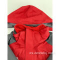 Chaqueta de la escuela de vellón de invierno mar rojo